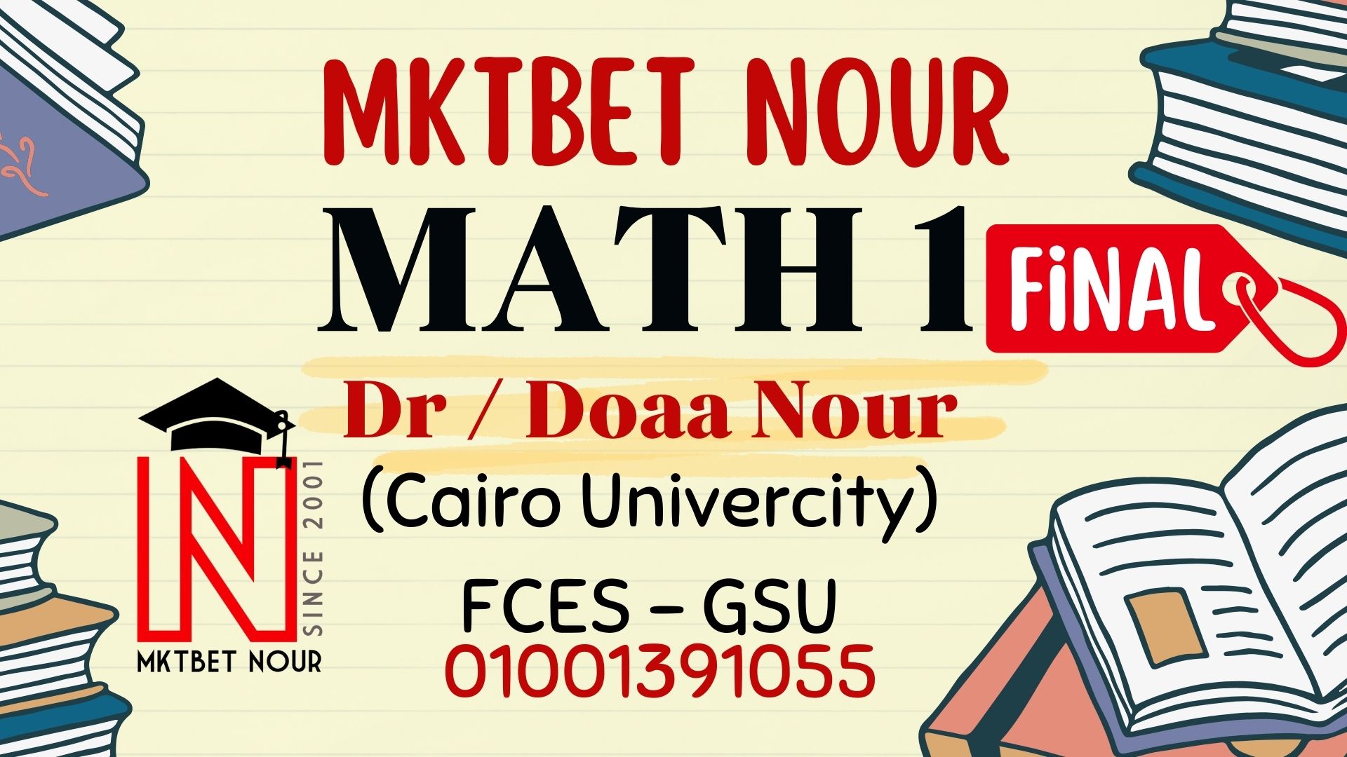 Final Revision p1 Math
